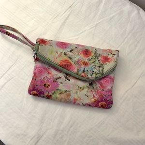 HOBO leather wristlet